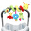 2Pièces Jouets Poussette Bébé Multicolores Spirale Hochet 3