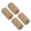 8Pièces Bouchons Piccolo Kaki Liège Protection Accessoires 3