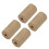 8Pièces Bouchons Piccolo Kaki Liège Protection Accessoires 2
