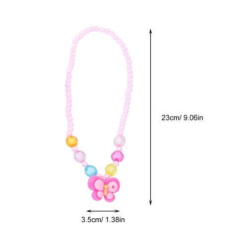 3Pièces Collier Et Bracelet Élastique Motif Coloré 1