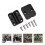 2Pièces Support GPS Aluminium Noir Et Durable Pilote 10