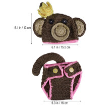 2Pièces Costumes - Tricotés Main Multicolores Unisexe