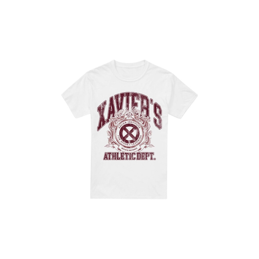 Marvel (Xl, White) Mens X-Men Athletic Dept Professor X T-Shirt