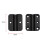 2Pièces Support GPS Aluminium Noir Et Durable Pilote 9
