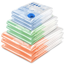 STORAGE MASTER Space Saver Bags for Travel and Home Reusable Vacuum
