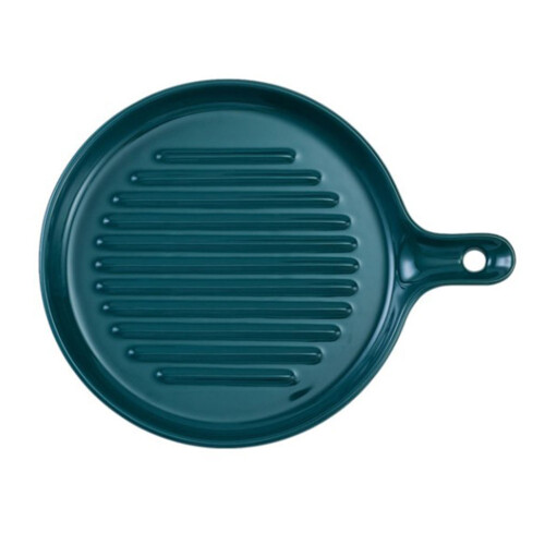 2Pièces Assiettes De Service Céramique Vert Ergonomique Four