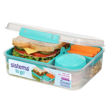 Sistema Bento Box LUNCH - Bento School Lunch Box with Compartments