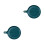 2Pièces Assiettes De Service Céramique Vert Ergonomique Four 4