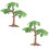 6 Pcs Realistic Ginkgo Tree Models For Sand Table Train Scenery 2