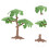 6 Pcs Realistic Ginkgo Tree Models For Sand Table Train Scenery 10