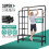Klass Home Collection Heavy Duty Clothes Rail 3