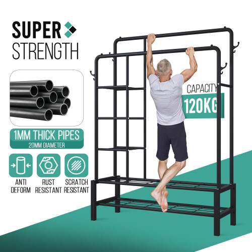 Klass Home Collection Heavy Duty Clothes Rail 2