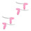 4Pièces Levier Enfant Rose Aluminium ABS Réactif Durable 7