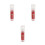 3Pièces Rouge À Waterproof Hydratant Multi Pour Femmes 8