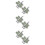 6Pièces Clips Marqueurs Golf En Aluminium Pour Décoration 9