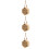 3Pièces Suspendue En Bois Beige Multifonction Pour 10