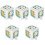 5Pièces Cube Éducatif Durable Vert Clair Pour Compétences Manuelles 4