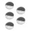5Pièces Kit Science Magnétisme Poudre De Fer Durable Noire 4