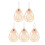 10Pcs Rose Gold Copper Needle Threaders Easy Threading Tool for Sewing 1