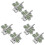 6Pièces Clips Marqueurs Golf En Aluminium Pour Décoration 3