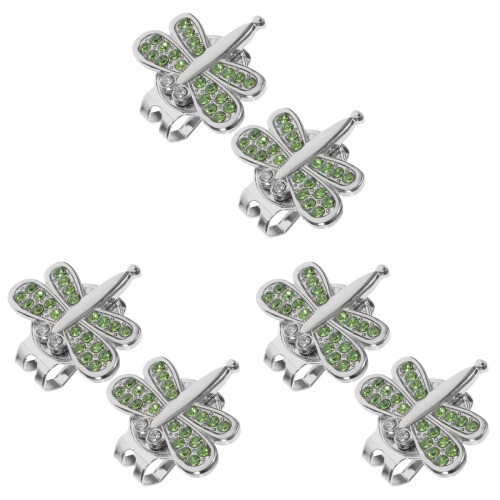 6Pièces Clips Marqueurs Golf En Aluminium Pour Décoration 2