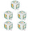 5Pièces Cube Éducatif Durable Vert Clair Pour Compétences Manuelles 7