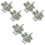 6Pièces Clips Marqueurs Golf En Aluminium Pour Décoration 4