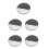 5Pièces Kit Science Magnétisme Poudre De Fer Durable Noire 8