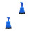 2Pièces Petit Déboucheur ABS Bleu Portable Pour Évier Douche 6