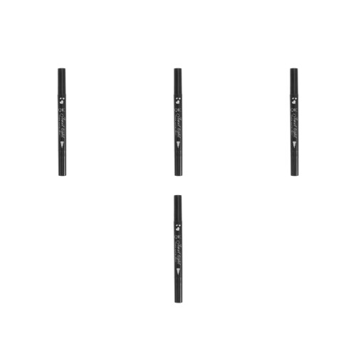 4Pièces Outils Yeux Rouge Double Tête Séchage Rapide 2