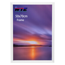 wyewye Picture Frame 50 x 70 cm Solid Wood 50 x 70 cm White Picture Frame f