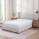 Fitted Sheet Small Double, 120x190 Pre-Washed, 35cm Pocket - White 6