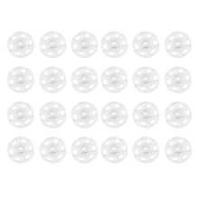 1000Pièces Boutons Ronds Plastique Transparent Pour Couture Vêtements