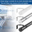 2 PCS Curtain Pole with BracketsCap Finials Extendable Curtain Rods for Win 4