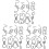3Ensembles Puzzles Métal Enchâssés Argent Jeux 4
