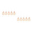 10Pcs Rose Gold Copper Needle Threaders Easy Threading Tool for Sewing 4