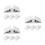 12Pièces Pieds De Support Triangle Pour Barrières Bébé 6