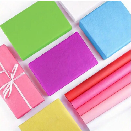 60 Coloured Tissue Paper for Wrapping Gifts 2