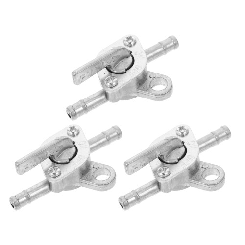 15Pièces Valve Commande Carburant Argentée Pour Quad