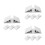 12Pièces Pieds De Support Triangle Pour Barrières Bébé 7