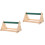 2Pcs Multi-Use Wooden Bird Stand Parrot Perch for Training and Play 5