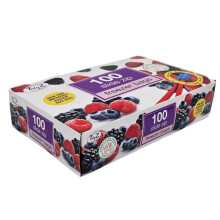 100 TidyZ Large Slide Zip Freezer Bags. Resealable. Zip Lock Food Bags. BPA Free. For Freezing Fruit, Vegetables, Meat. Keeps food Fresh. In a Dispen