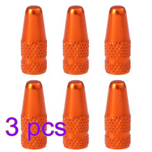 18Pièces Protège Valves Orange En Aluminium Anodisé Durable