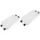 2Pcs Walker Reversible Seat Board Multi Color Durable Aluminum Plastic 6