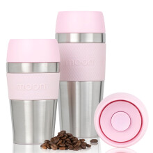 Moon 360 Travel Mugs Leakproof Reusable Coffee Cup for Hot Drinks Insula