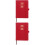 2St Draagbare Planner 2025 Rood Huiselijk Notitieboek Organizer 5