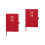 2St Draagbare Planner 2025 Rood Huiselijk Notitieboek Organizer 4