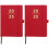 2St Draagbare Planner 2025 Rood Huiselijk Notitieboek Organizer 3