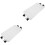 2Pcs Walker Reversible Seat Board Multi Color Durable Aluminum Plastic 5