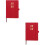 2St Draagbare Planner 2025 Rood Huiselijk Notitieboek Organizer 6